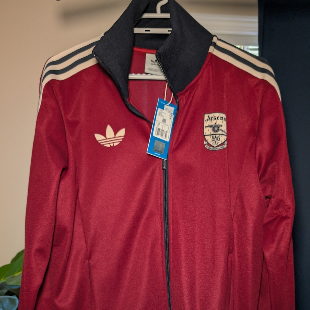 NWT Adidas Heritage Track Jacket - Arsenal Season 2024/2025